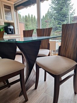 Stôl so stoličkami+konferenčný stôl - 4