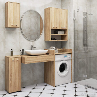 Skrinka - regál na práčku - 4