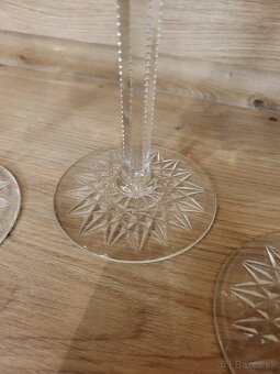 Brúsené krištáľové poháre - 4