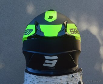 SHOT halma prilba fluo žltá čierna - 4