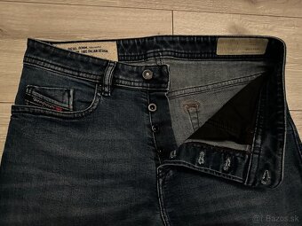 Pánske,kvalitné džínsy,skinny DIESEL - veľkosť 32/34 - 4