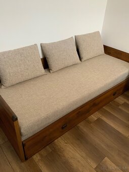 Rozkladacia posteľ 80 až 160 cm BRW INDIANA JLOZ 80/160 (Dub - 4
