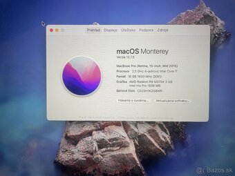 MacBook Pro (Retina, 15”, Mid 2015) 16GB RAM - 4