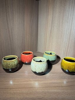 Sada 5 keramických šálok v Japonskom štýle - 4