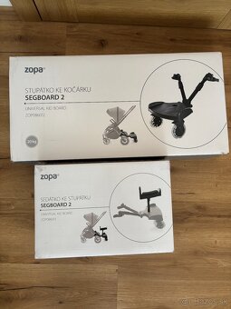 Stupienok so sedátkom ku kočíku Zopa Segboard 2 - 4