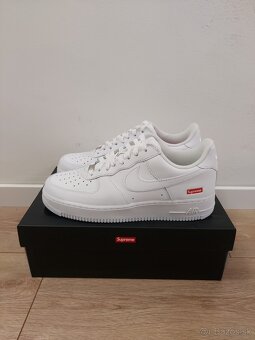 Predám nové Nike Air Force 1 SUPREME biele ORIGINÁL - 4