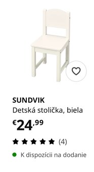 Sundvik Ikea -stol +2ks stoličiek - 4
