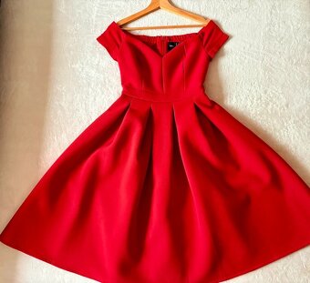 Elegantné červené šaty ASOS - 4