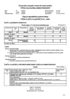 Slnečný, investičný pozemok v Bardejove – 491 m² - 4