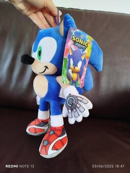 Krásny ježko Sonic 30cm - nový s visačkou - 4