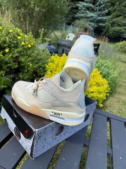 Jordan Retro 4 Off-White Sail | 1:1 | Veľkosť 43 EU - 4