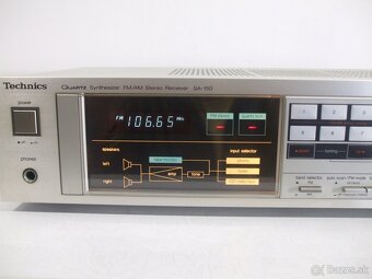 155W zosilnovac +tuner = Receiver TECHNICS SA150 Japan, AR03 - 4