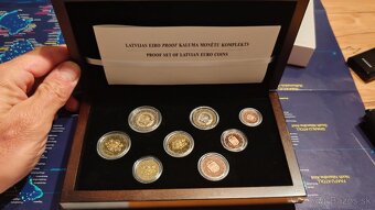 Sada euromincí Lotyšsko 2014 PROOF - 4