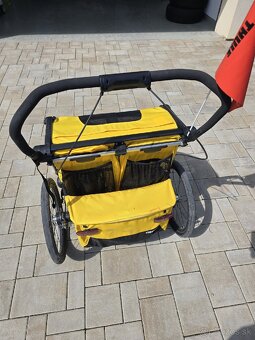 Predám cyklo vozík Thule pre dvojičky - 4