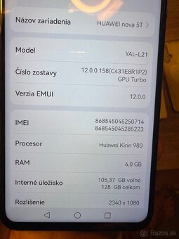 Huawei Nova 5T 128/6gb - 4