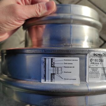 Pripojovacia sada z krbu ku kominu Schiedel Prima plus 150 - 4