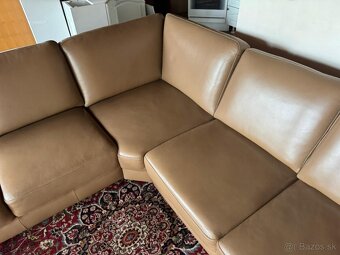 Moderní rohová kožená sedačka, 4898 - 4