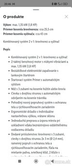 Vyžínač, krovinorez Parkside, NOVÝ - 4