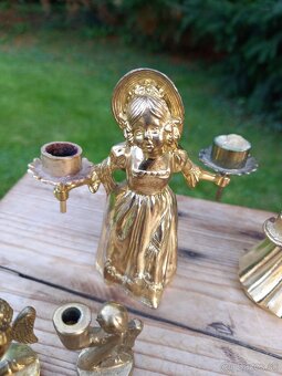 mosadzné svietniky - 4