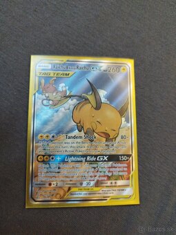 Pokémon karta Raichu&alolanRaichu GX - 4