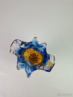 KUPIM - hutne sklo chribska sklenena vaza - 4