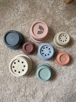 Drevené hračky Janod, veža Mushie, Little dutch - 4