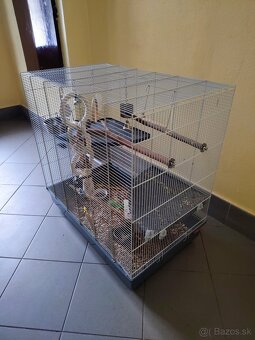 Klietka pre hlodavce Ferplast Jenny tmavo šedá - 4