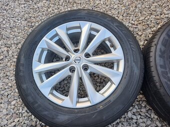 hlinikové disky org.Nissan Qashqai I,II,-7Jx17-ET-40-5x114,3 - 4