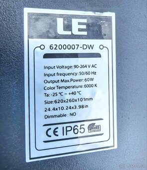 Vonkajšie led osvetlenie 2x60w 6500lm - 4