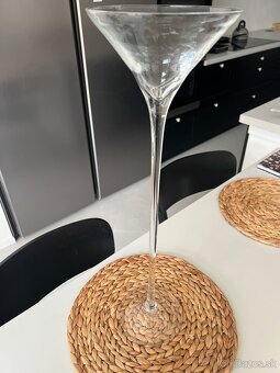 Sklenené Martini vazy 60cm vysoké - 4
