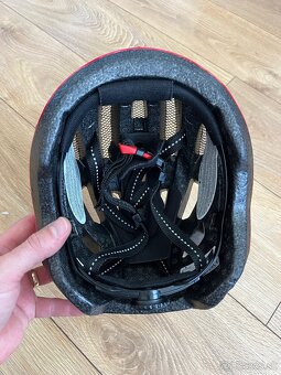 Detská cyklistická prilba Červená - 4