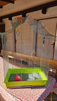 Klietka pre vtáky rozmer cca 85x52x32 cm - 4