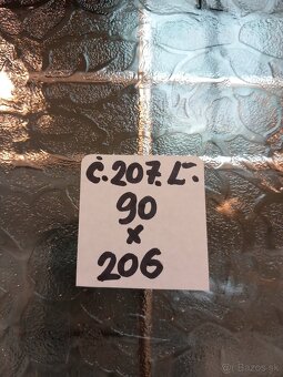 Plastové dvere č.168. 207.  90x206cm L - 4