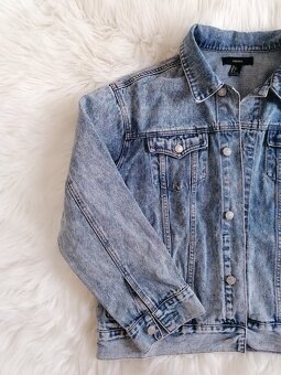 Ručne maľovaná riflová bunda WOLF - 4