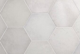 Biela hexagonova dlažba/obklad - 4