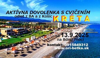 Dovolenka s cvičením Chorvátsko VODICE a GRADAC, KRÉTA,EGYPT - 4