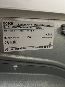 Práčka a sušička Bosch -2 spotrebiče - 4