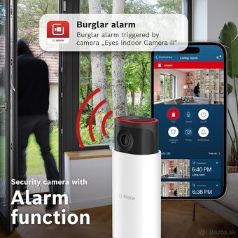 Bezpečnostná kamera Bosch EYES Smart Home II Indoor Camera - 4