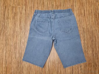 SET Čierne a modré strečové bermudy Bonprix - 4