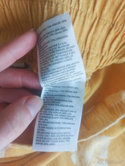 Dlhá sukňa H&M viskóza ľan XS - 4