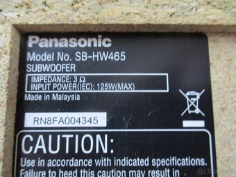 PANASONIC SB-HW465 sobwoofer - 4