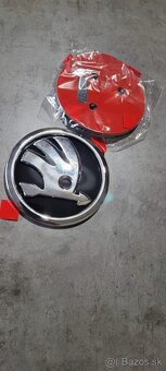 Škoda znak (čierno-biely, čierno-strieborný) - 4