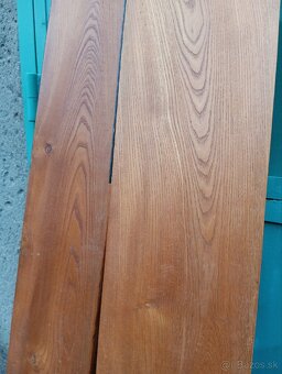 Predám manželskú posteľ na chalupu, + dve skrine, orech - 4