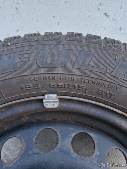 Plechové disky a Zimné pneumatiky 195 65 R15 - 4