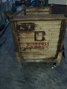 Kovová plechová bedna nádoba - 4