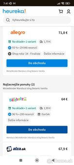 Manduca šatka Botanic Vanilla limited - 4