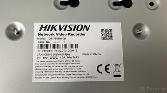 Hikvision NVR DS-7608NI-Q1 pre 8 kamier - 4