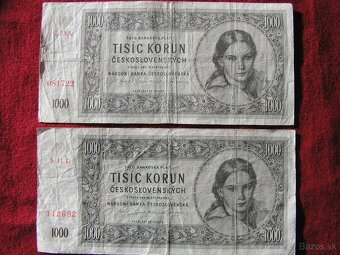 ČESKOSLOVENSKÉ POVOJNOVÉ BANKOVKY: 1945-1950 - 4