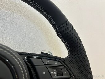 AUDI S-kovy VOLANT MULTIFUNKCNY S PÁDLAMI A3 A4 A5 A6 Q5 Q7 - 4