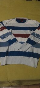 2x pánsky pásikovavý pulóver veľ. M - 4